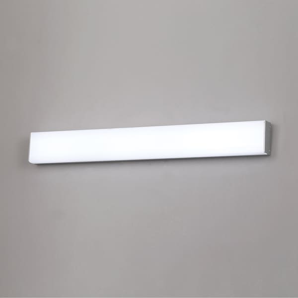 Strip 24in LED Bathroom Vanity Or Wall Light 3000K In Brushed Aluminum